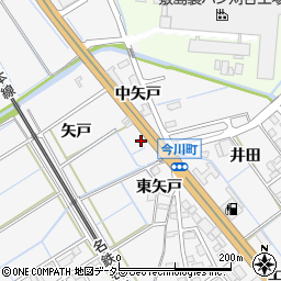 愛知県刈谷市今川町矢戸周辺の地図