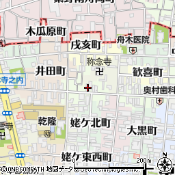 京都府京都市上京区新猪熊東町353周辺の地図