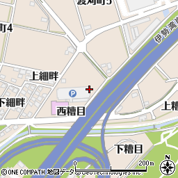 愛知県豊田市渡刈町雁戸周辺の地図