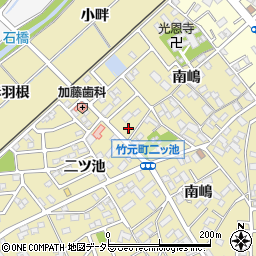 愛知県豊田市竹元町前田下周辺の地図