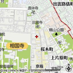 京都府京都市上京区薮之下町419-2周辺の地図