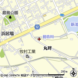 愛知県豊田市中町丸畔周辺の地図