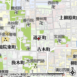 京都府京都市上京区道正町455周辺の地図