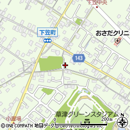 滋賀県草津市下笠町662周辺の地図