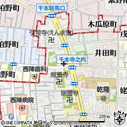 京都府京都市上京区西五辻北町444周辺の地図