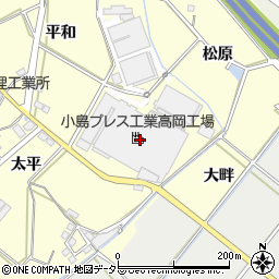 小島プレス工業高岡工場周辺の地図