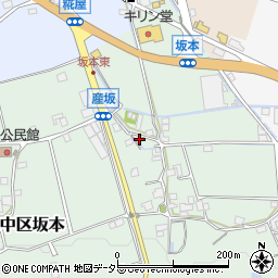 兵庫県多可郡多可町中区坂本133周辺の地図