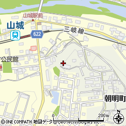 三重県四日市市朝明町2527-21周辺の地図