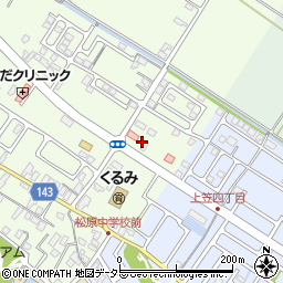 滋賀県草津市下笠町76周辺の地図