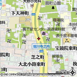 京都府京都市上京区寺之内竪町周辺の地図