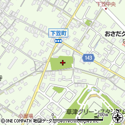滋賀県草津市下笠町1038周辺の地図