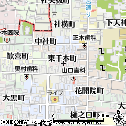 京都府京都市上京区東千本町416周辺の地図