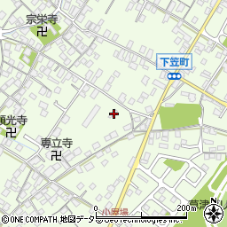 滋賀県草津市下笠町972周辺の地図