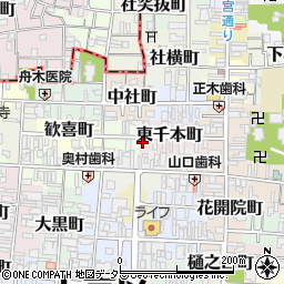 京都府京都市上京区東千本町401周辺の地図