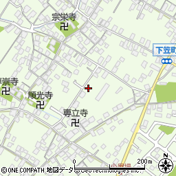 滋賀県草津市下笠町942-10周辺の地図