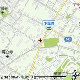 滋賀県草津市下笠町1029周辺の地図