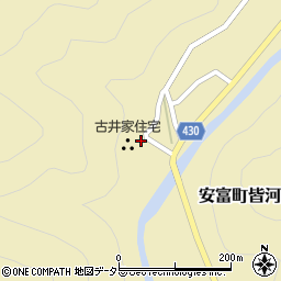 兵庫県姫路市安富町皆河229周辺の地図
