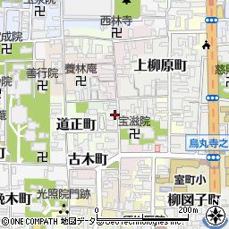 京都府京都市上京区下木下町周辺の地図