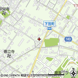 滋賀県草津市下笠町1028周辺の地図
