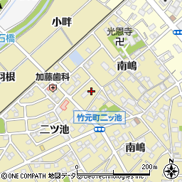 シェソワ竹元周辺の地図