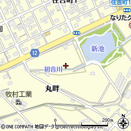 愛知県豊田市住吉町上根周辺の地図
