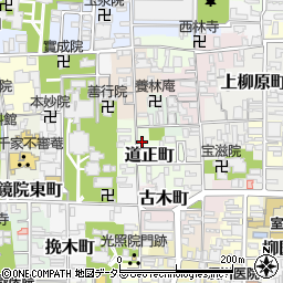 京都府京都市上京区道正町445周辺の地図