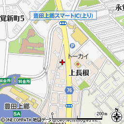 愛知県豊田市永覚町上長根32周辺の地図