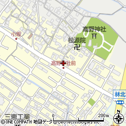 滋賀県栗東市高野659周辺の地図