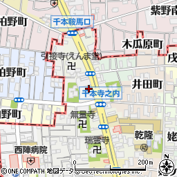 京都府京都市上京区西五辻北町433周辺の地図