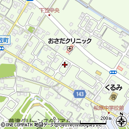 滋賀県草津市下笠町523-14周辺の地図