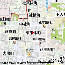 京都府京都市上京区東千本町413周辺の地図
