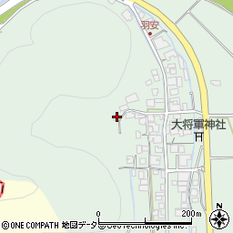 兵庫県西脇市羽安町62周辺の地図