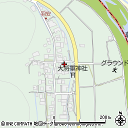 兵庫県西脇市羽安町13周辺の地図