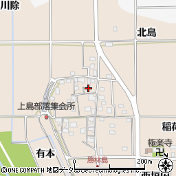 京都府亀岡市河原林町勝林島内垣地68周辺の地図