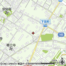 滋賀県草津市下笠町971周辺の地図