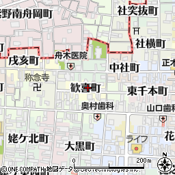 京都府京都市上京区歓喜町227周辺の地図