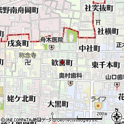 京都府京都市上京区歓喜町229周辺の地図