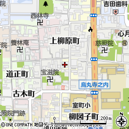 京都府京都市上京区下柳原北半町周辺の地図