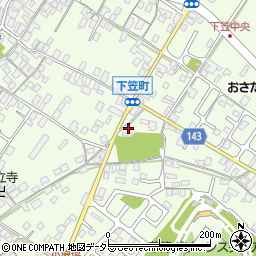 滋賀県草津市下笠町1034周辺の地図