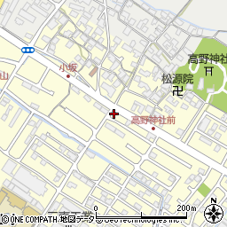 滋賀県栗東市高野500周辺の地図