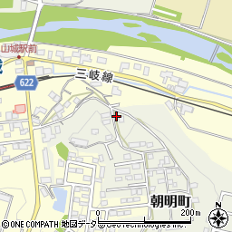 三重県四日市市朝明町2527-54周辺の地図