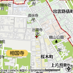 京都府京都市上京区薮之下町417-8周辺の地図