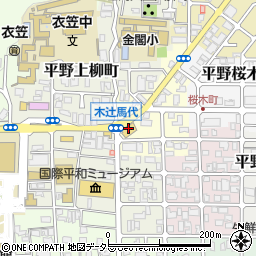 京都府京都市北区平野宮敷町周辺の地図