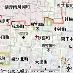 京都府京都市上京区歓喜町248周辺の地図