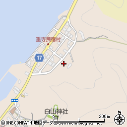 静岡県沼津市内浦重寺周辺の地図