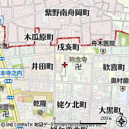 京都府京都市上京区新猪熊東町359周辺の地図