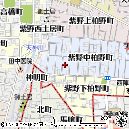 京都府京都市北区紫野中柏野町28-10周辺の地図