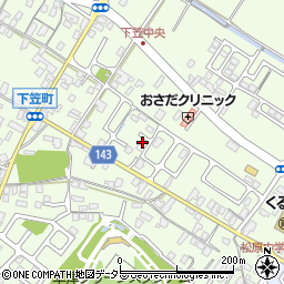 滋賀県草津市下笠町523-29周辺の地図