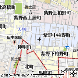 京都府京都市北区紫野中柏野町28-15周辺の地図