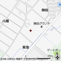 愛知県豊田市前林町東池周辺の地図
